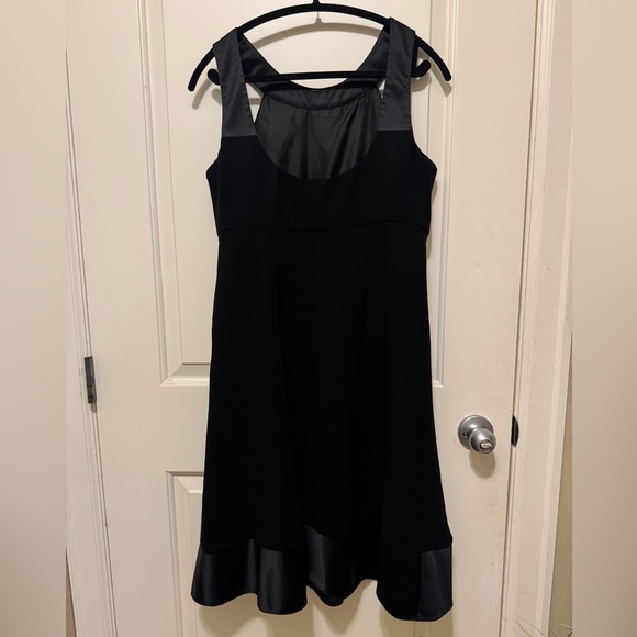 EVA PICONE Satin Trim Cocktail Dress Size 12 - Picture 3 of 12